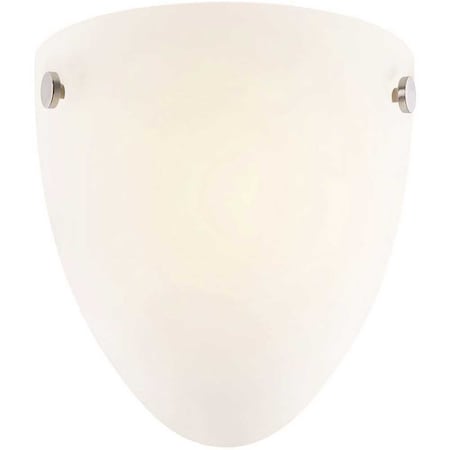 Cordelia Lighting 8 in. 1-Light Satin Nickel Wall Sconce with Clear Glass Shade HDP15008